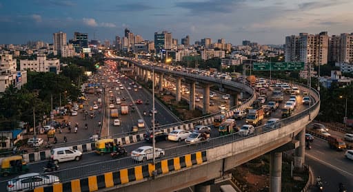 Chennai to Bangalore taxi route