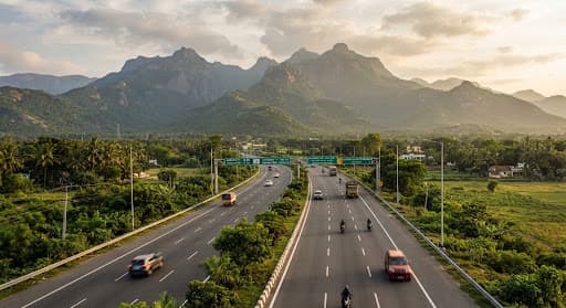 Chennai to Coimbatore taxi route