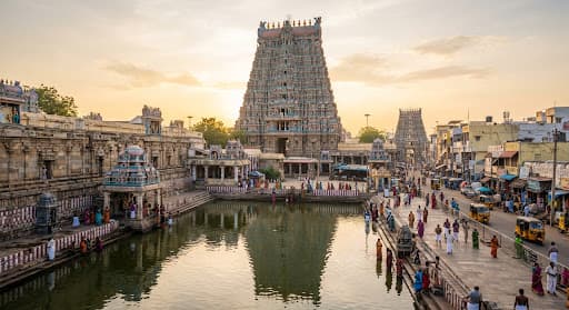 Chennai to Madurai taxi route